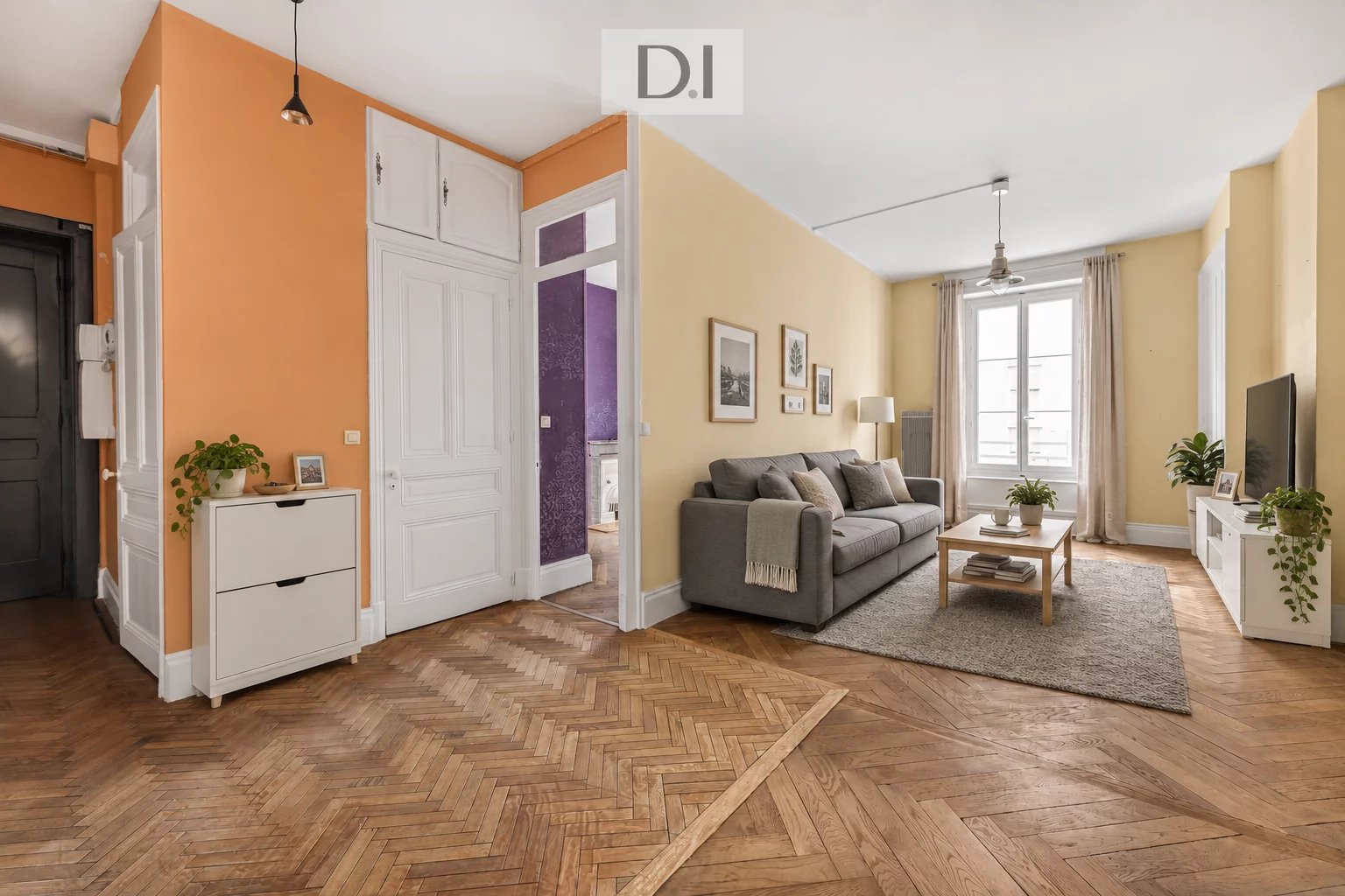 Lyon 7e/Debourg -T3-78 m²|Charme de l’ancien|Traversant Est/Ouest